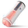Handheld Male Masturbators Cup with Deeper Wrapped, Realistic Pocket Pussy Stroker with Strong Suctions, Male Sex Toy for Men Masturbation with 3D Lifelike Vagina Sex Stroker